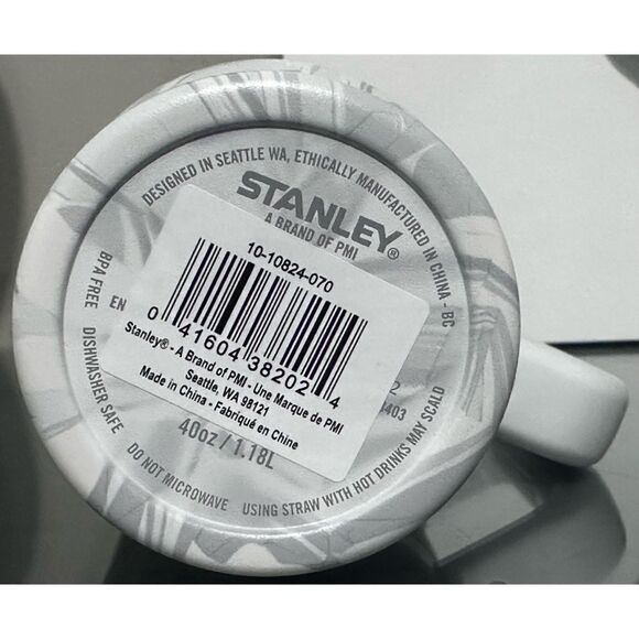 Stanley Quencher H2.0 FlowState Tumbler 40oz, POLAR SWIRL - Picture 5 of 5